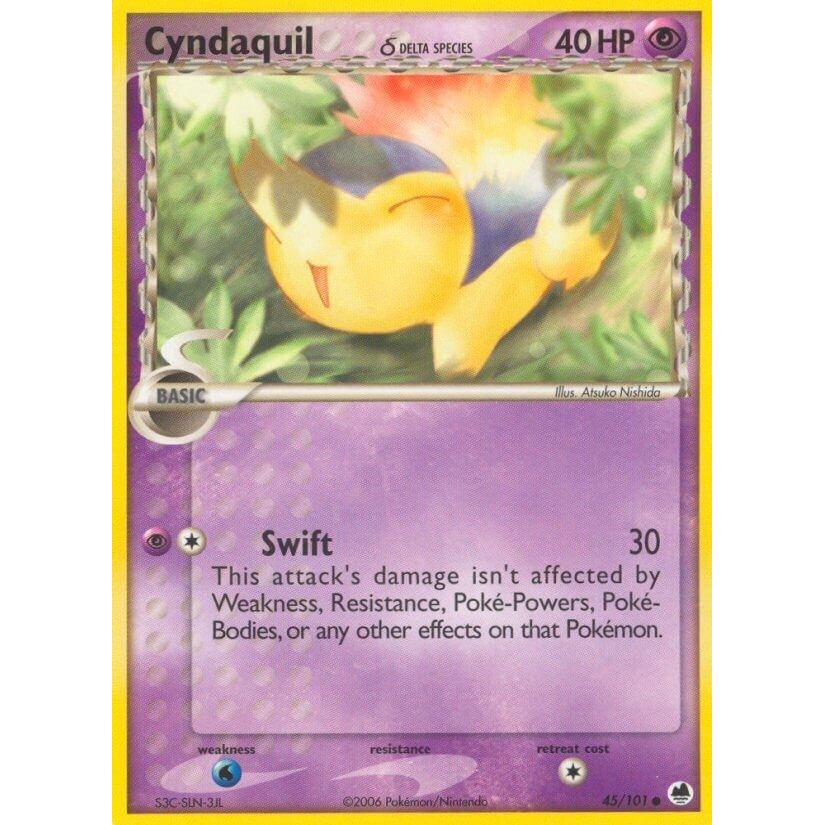 Cyndaquil (Delta Species) (45/101) (DF)