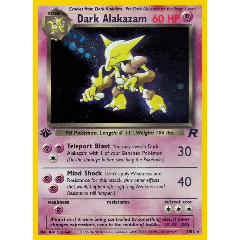 Dark Alakazam (1) (01/82) (TR)