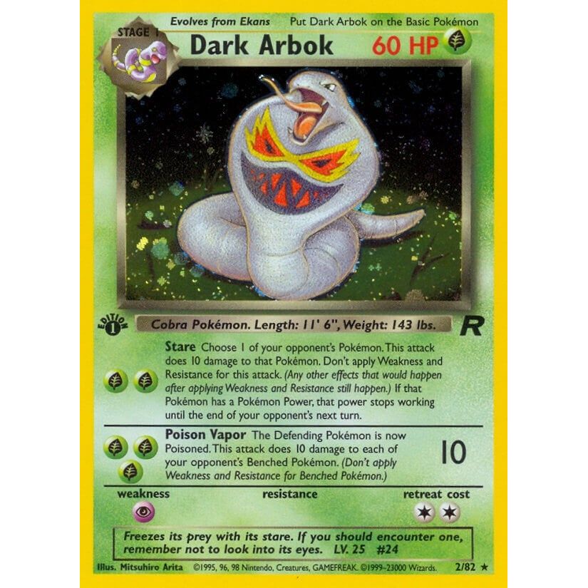 Dark Arbok (2) (02/82) (TR)