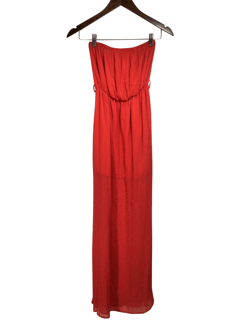 SEDUCTION Regular fit Maxi Dress in Red - M