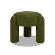 Olea Boucle Ottoman - Moss Green