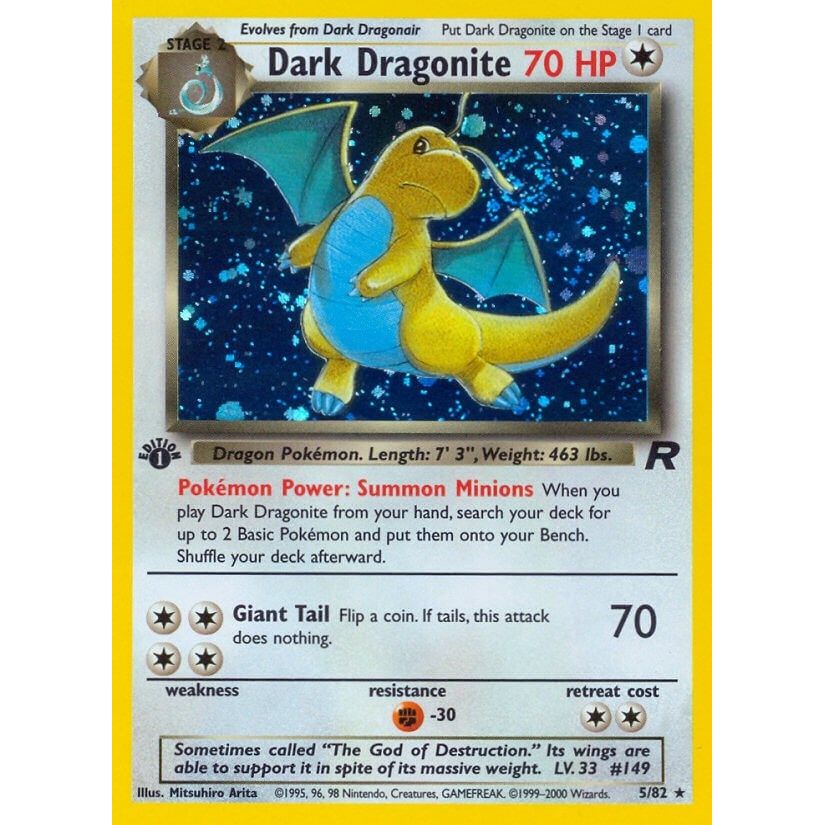Dark Dragonite (5) (05/82) (TR)