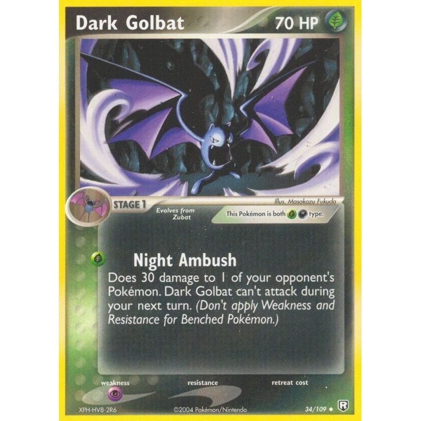 Dark Golbat (34/109) (RR)