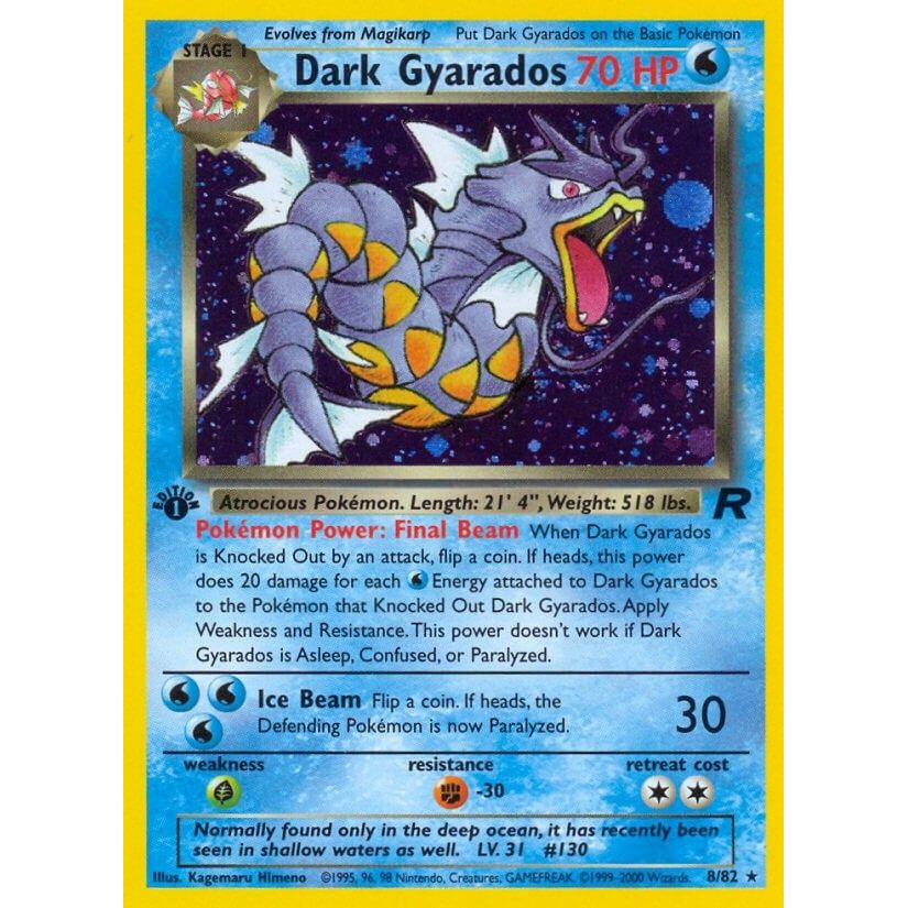 Dark Gyarados (8) (08/82) (TR)