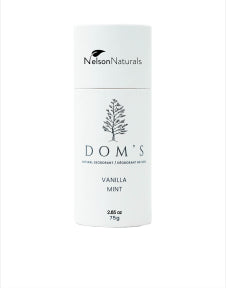 Dom's Deodorant - Vanilla Mint Deodorant - Stick (75g)