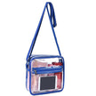 Clear PVC Transparent Crossbody Messenger Bag – Stadium Approved Travel Purse