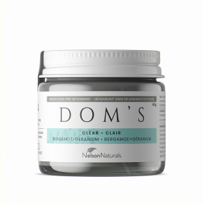 Dom's Deodorant - Clear Deodorant - Jar (65g)