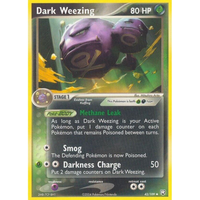 Dark Weezing (42/109) (RR)