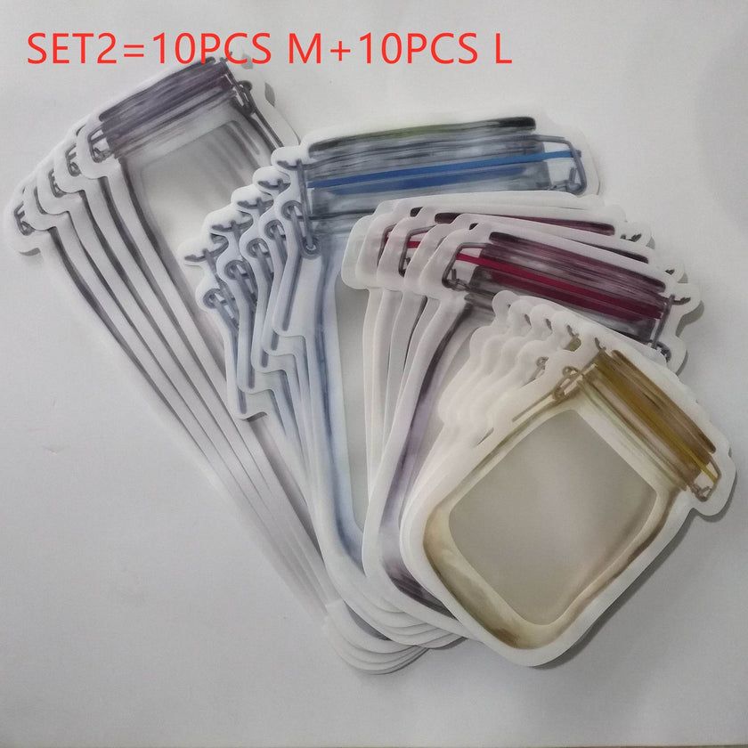 Reusable Snack Bag Biscuit seal Bag