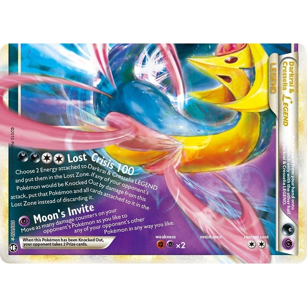 Darkrai & Cresselia Legend (Bottom) (100/102) (TM)