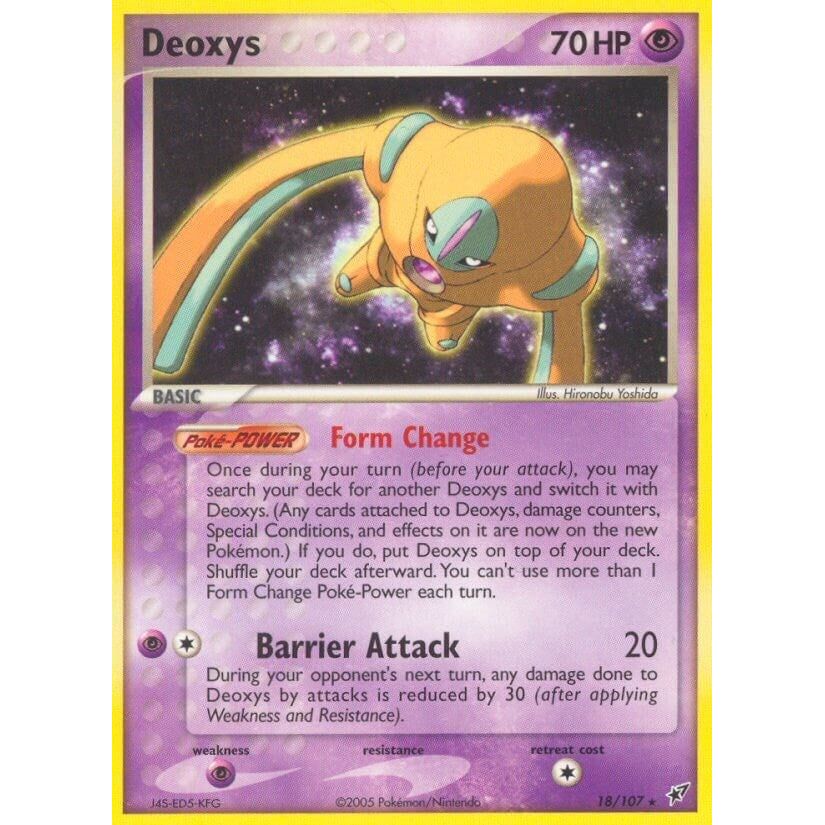Deoxys (Defense Forme) (18/107) (DX)