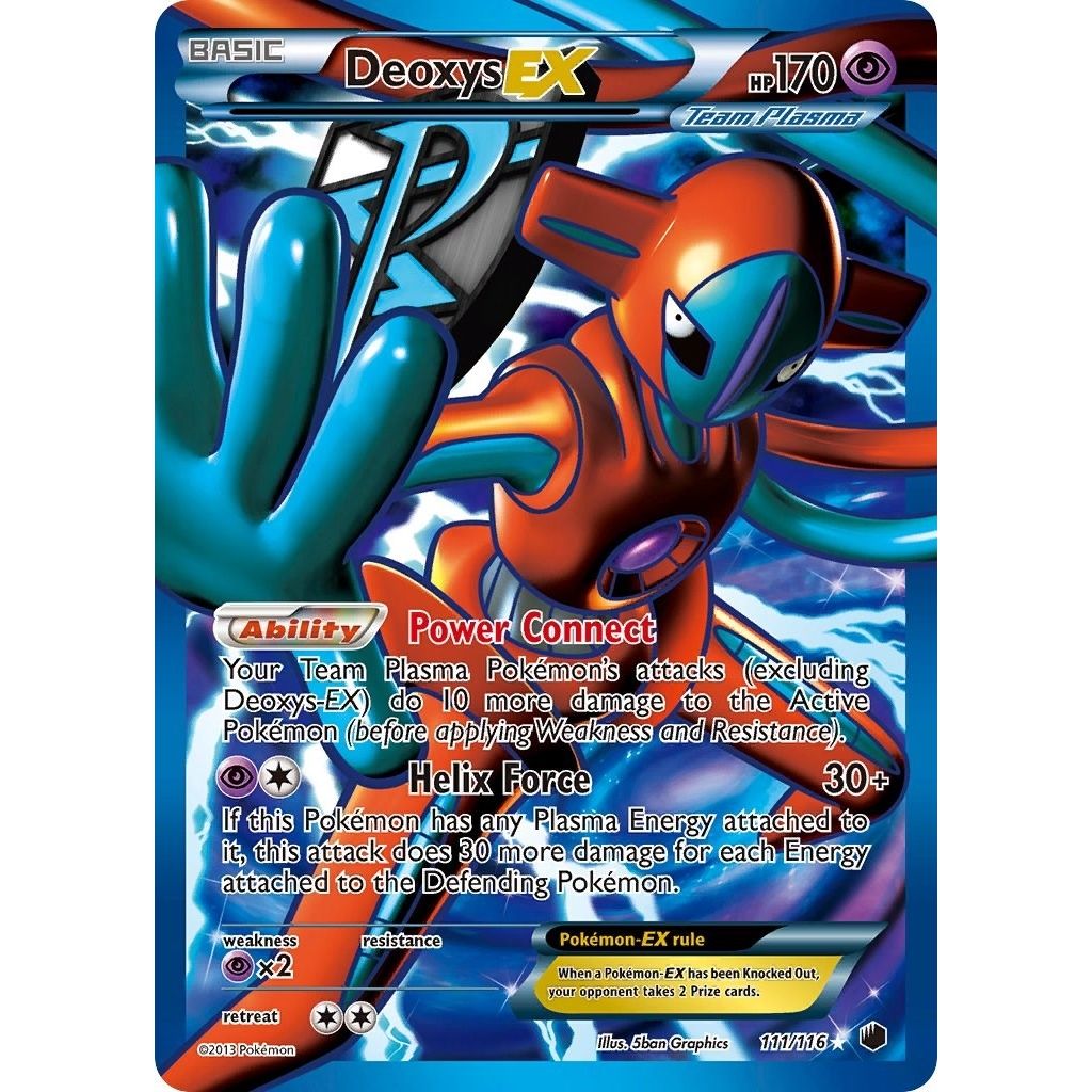 Deoxys EX (Team Plasma) (Full Art) (111/116) (PLF)