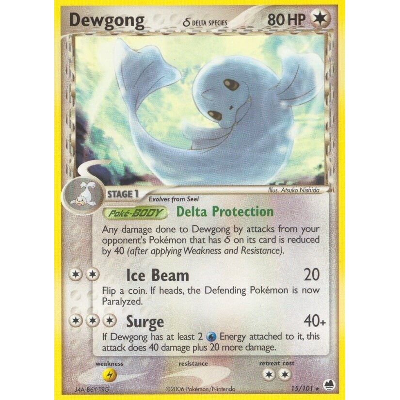 Dewgong (Delta Species) (15/101) (DF)