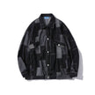 Black Denim Cardigan Jacket New Men And Women