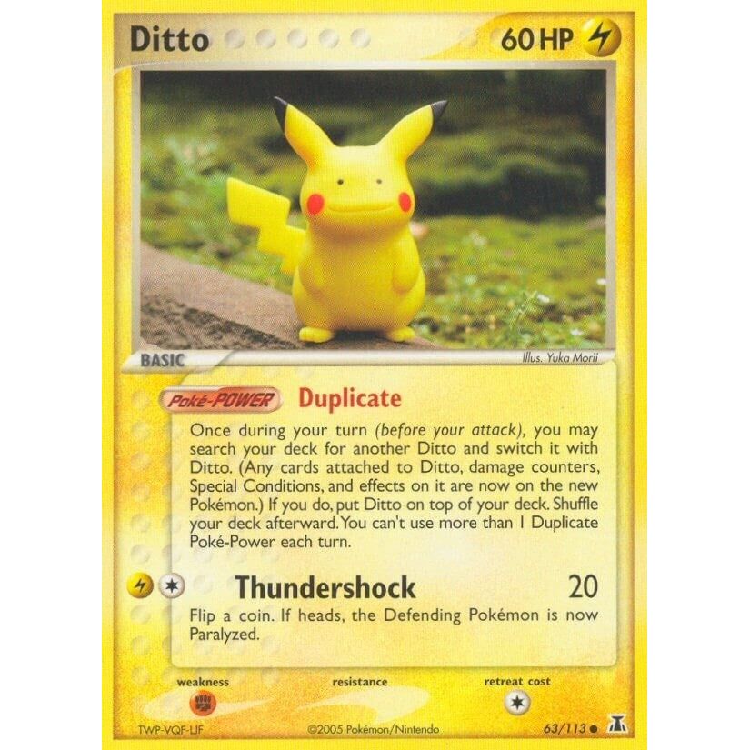 Ditto - 63/113 (Pikachu) (063/113) (DS)