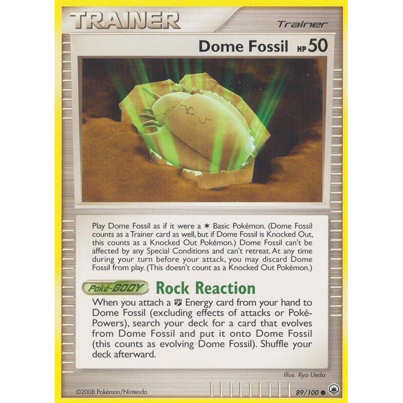 Dome Fossil (89/100) (MD)