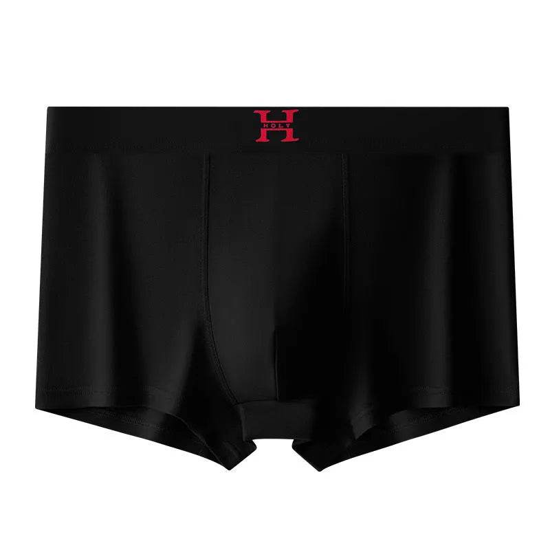 Men's Cotton Spandex Breathable HOLY Boxer Briefs underwear Mid wast