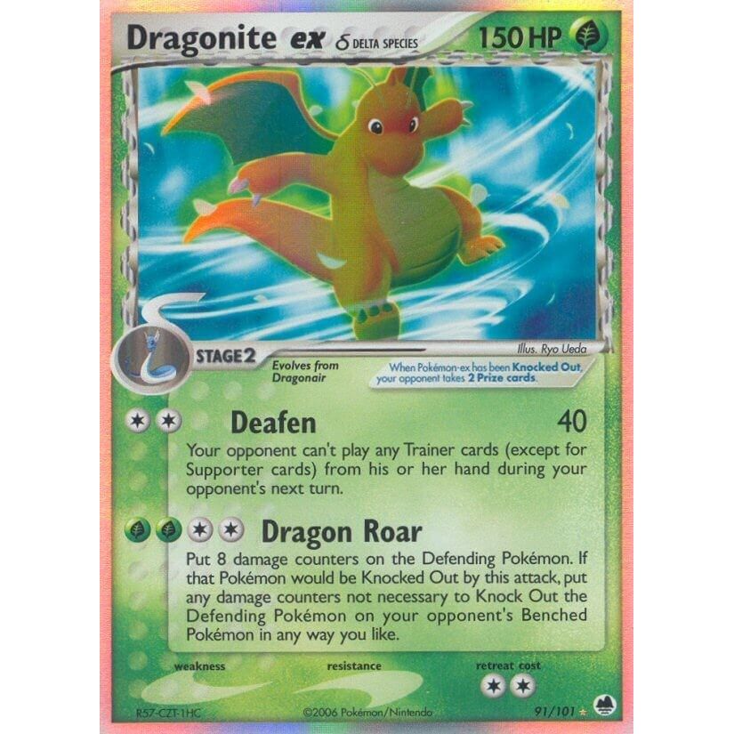 Dragonite ex (Delta Species) (91/101) (DF)