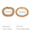 Diamond Cuban Punk Chunky Chain Hihop Bracelet unisex