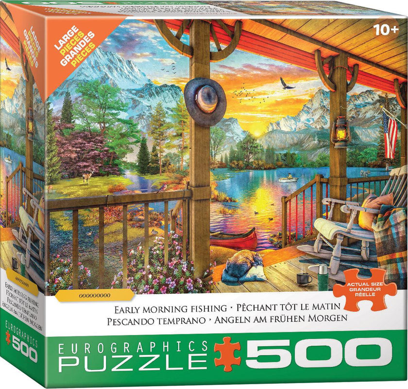 Eurographics - Early Morning Fishing (500-Piece XL Puzzle)