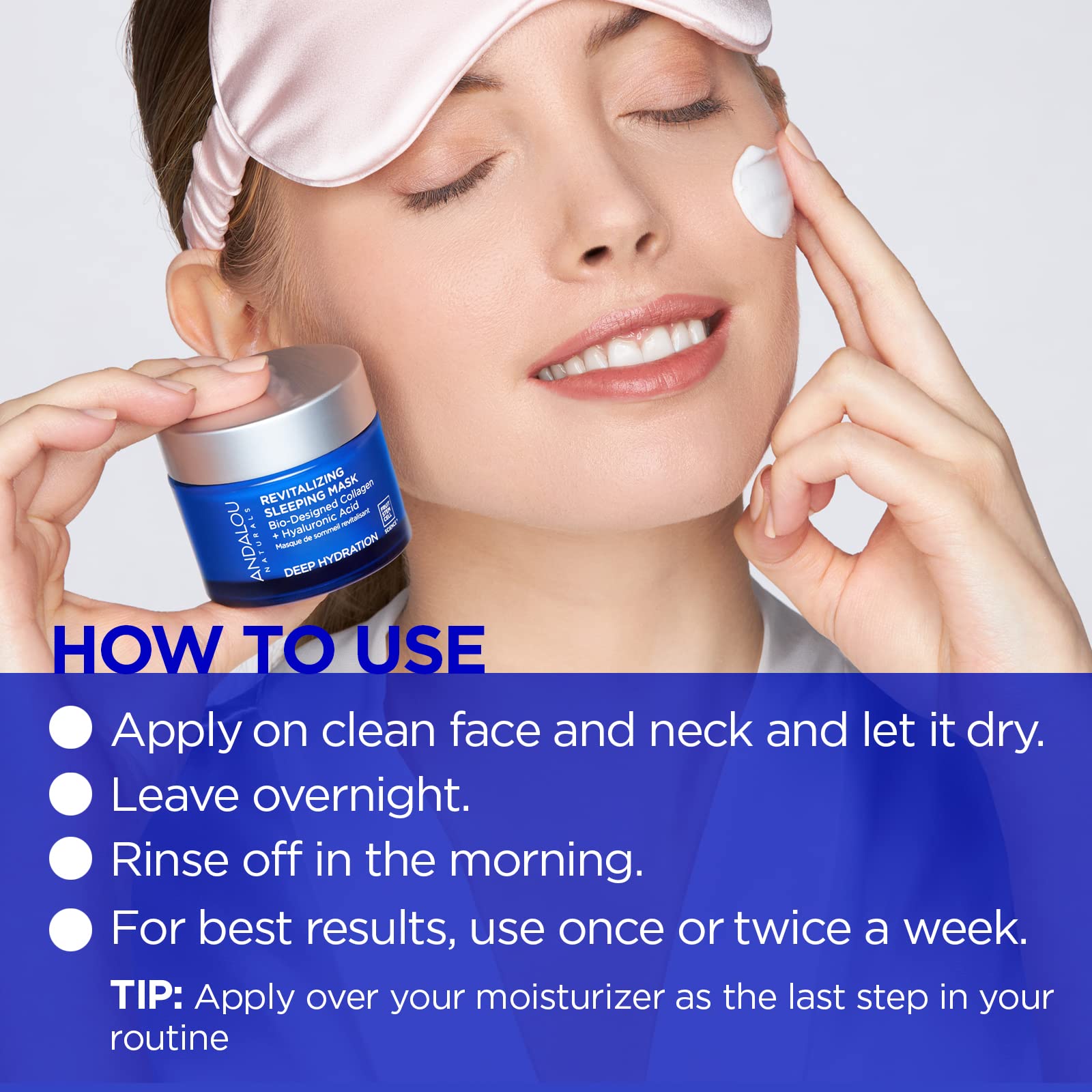 Andalou Naturals - Revitalizing Sleeping Mask (50g)