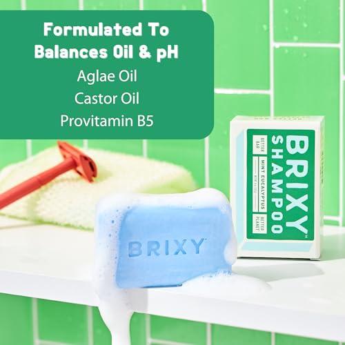 BRIXY - Shampoo Bar - Mint Eucalyptus (113g)