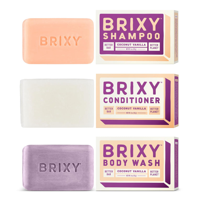 BRIXY - Body Wash Bar - Coconut Vanilla (113g)