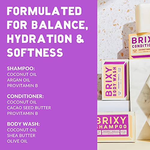 BRIXY - Body Wash Bar - Coconut Vanilla (113g)