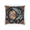 Vintage Floral Tapestry Woven Pillow | Botanical Throw Pillow