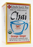 Uncle Lee's Tea - Organic Orange Ginger Chai (18bg)