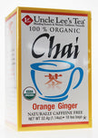 Uncle Lee's Tea - Organic Orange Ginger Chai (18bg)