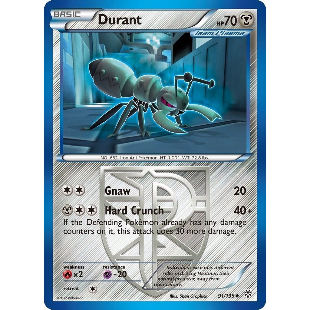 Durant (Team Plasma) (91) (91/135) (PLS)