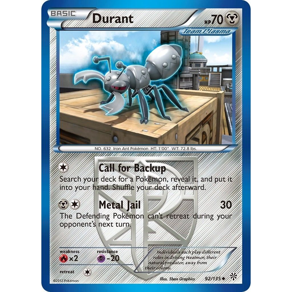 Durant (Team Plasma) (92) (92/135) (PLS)