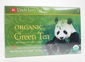 Uncle Lee's Tea - Organic Green Tea 100ct (100bg)