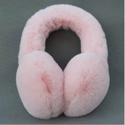 Ear Muffs Women – Warm Imitation Fur Headband for Winter