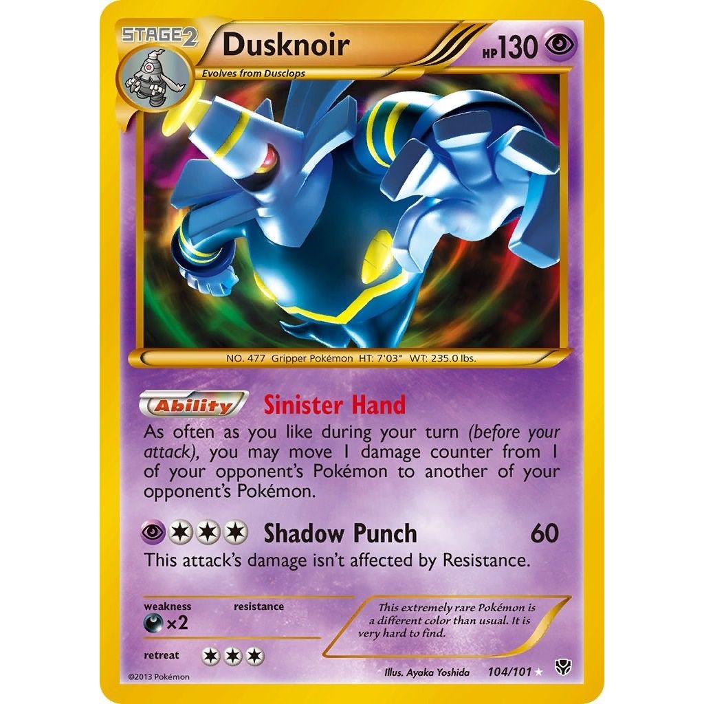 Dusknoir (104 Secret Rare) (104/101) (PLB)
