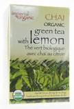 Uncle Lee's Tea - Organic Green Tea Chai with Lemon (18bg)