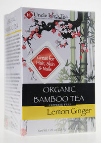 Uncle Lee's Tea - Organic Bamboo Tea Lemon Ginger (18bg)