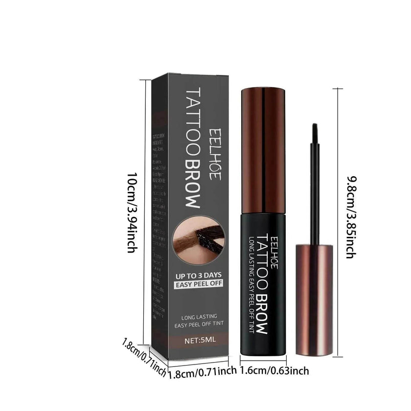 EELHOE peel off eyebrow tattoo gel