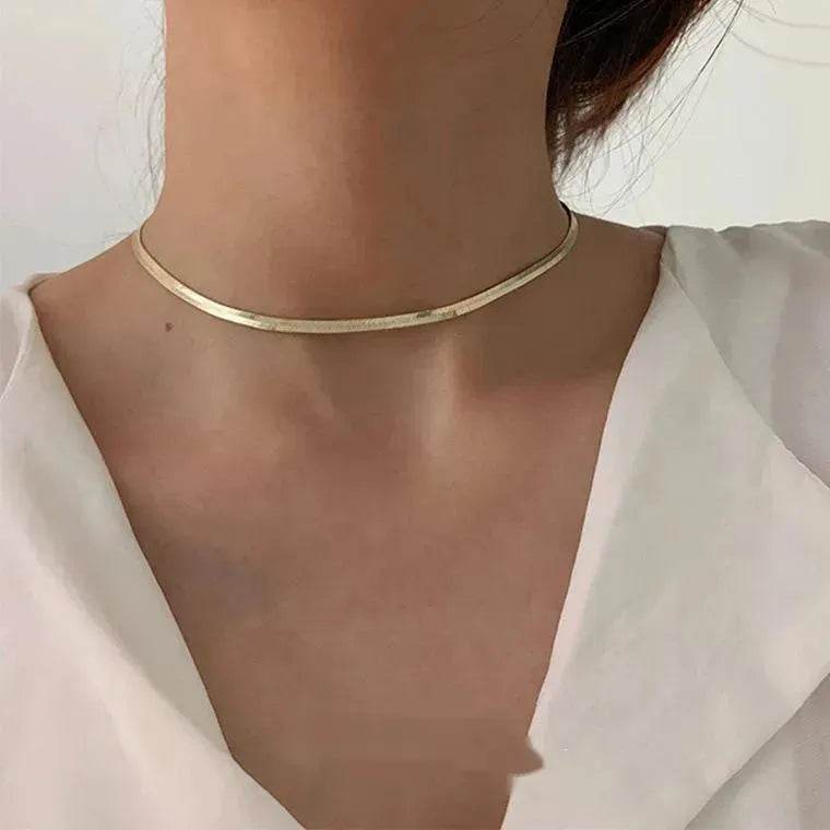 cold wind European and American Simple minimalist necklace women