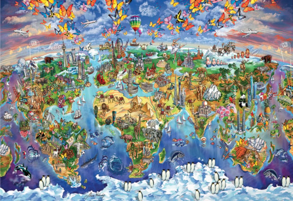 Eurographics - Merveilles du Monde par Maria Rabinky (Puzzles de 5000 pièces)
