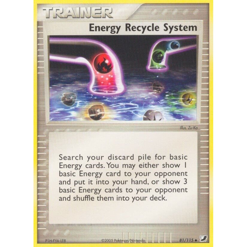 Energy Recycle System (81/115) (UF)
