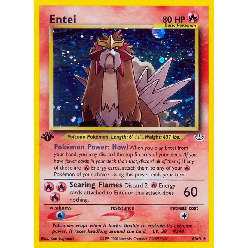 Entei (6) (06/64) (N3)