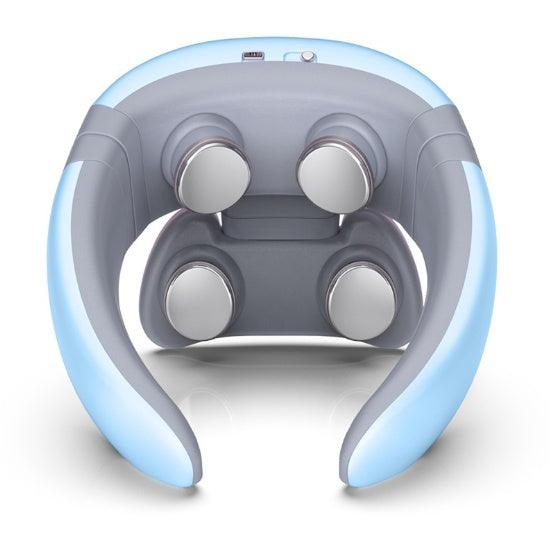 Smart Electric Pulse Neck & Back Massager – 4-Head Pain Relief Device with Heat