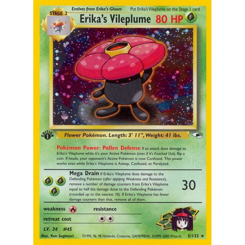 Erika's Vileplume (005/132) (G1)
