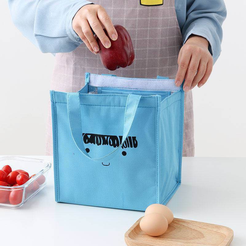 Cold Insulation Bag Thickened Lunch Bag Cartoon Tote for Kids & Women