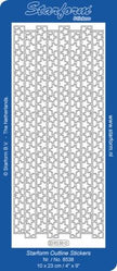 Deco Stickers - Ribbon Border Stars
