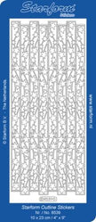 Deco Stickers - Ribbon Border-Shooting Stars