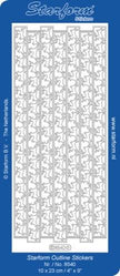 Deco Stickers - Ribbon Border-Reindeer