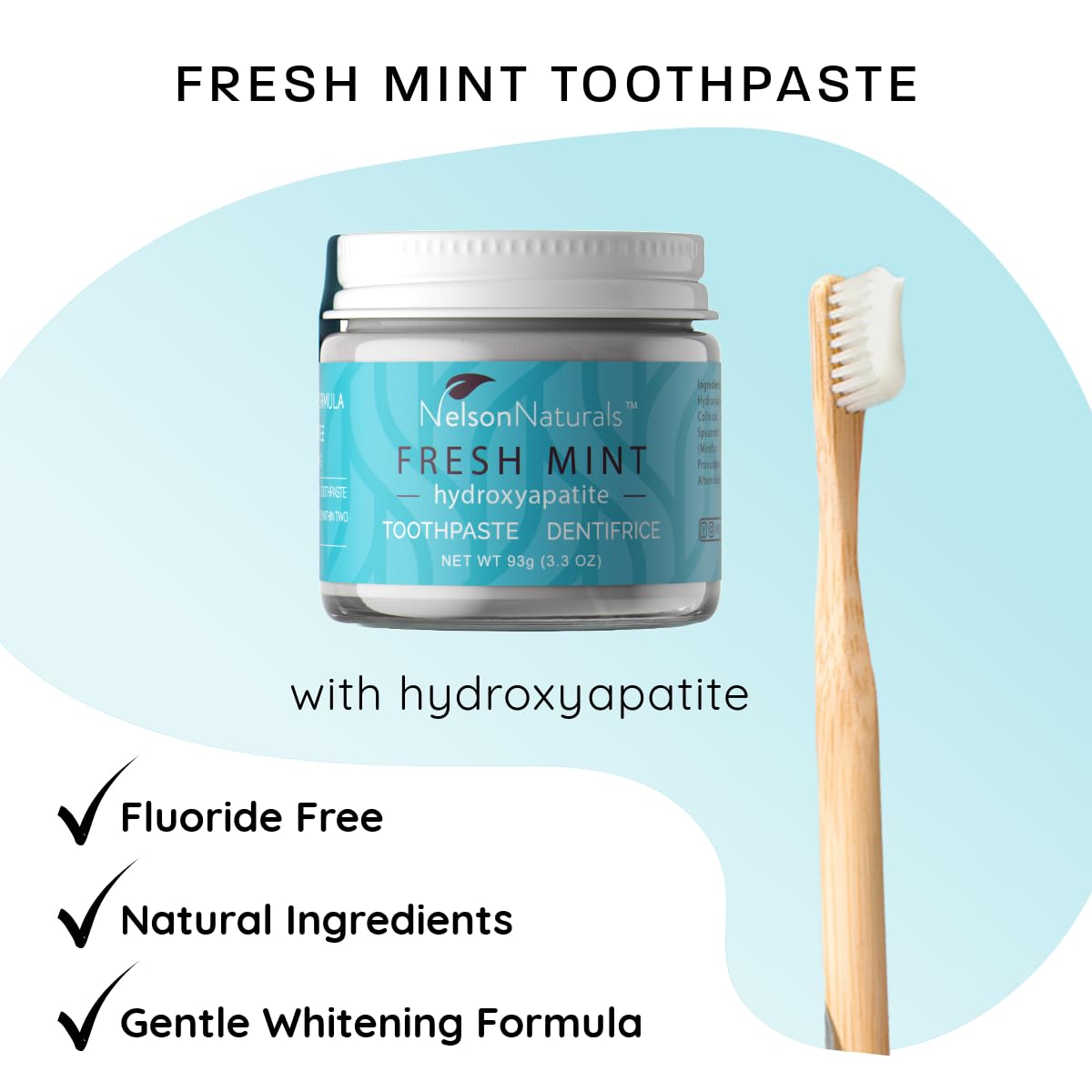 Nelson Naturals - Crush and Brush - Mint (60g)